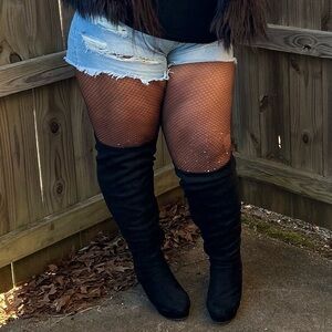 4b Stretch Platform Knee Boot